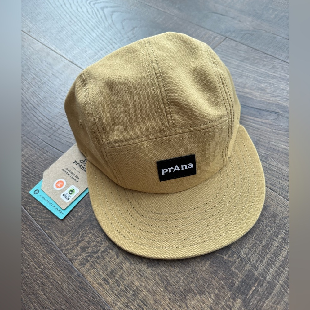 prAna Foothills Flat Brim Tan Cap